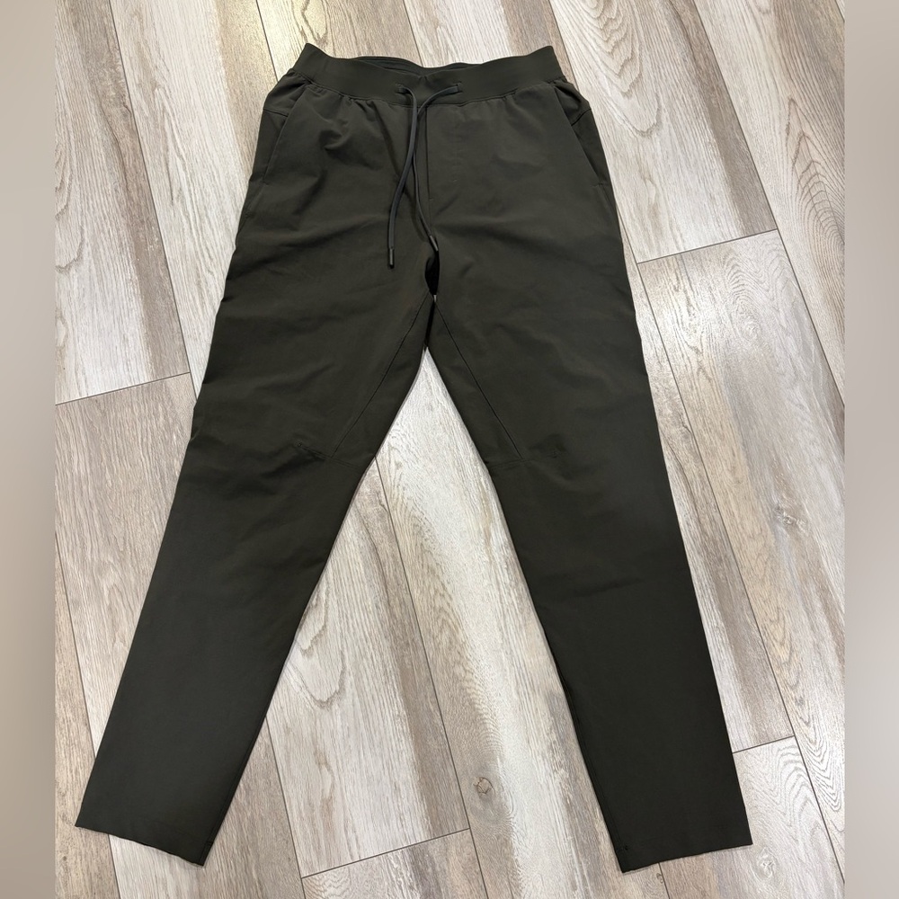 lululemon athletica Dark Green Drawstring Trousers Size S